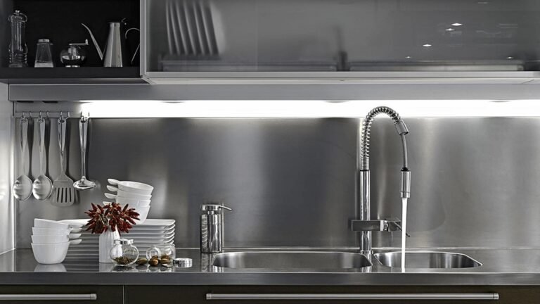 Cómo pulir acero inoxidable y hacerlo brillar como nuevo 2 acero inoxidable brillante en la cocina