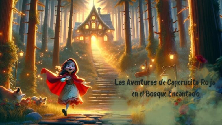 caperucita roja en el bosque encantado