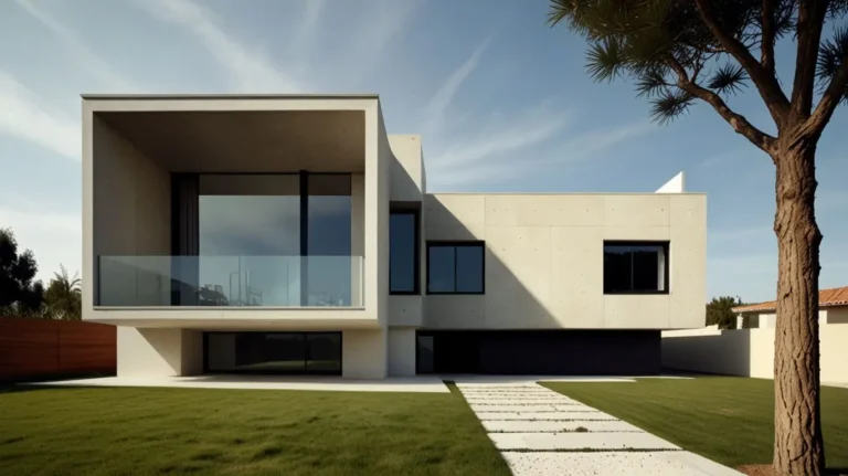 casa minimalista con lineas modernas y funcionales