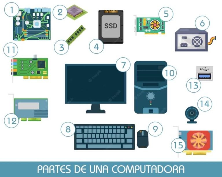 componentes esenciales de una computadora