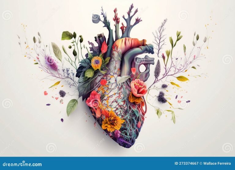 Mi amado es el más bello Descubre cómo expresar tu amor con belleza 28 corazon formado por flores coloridas