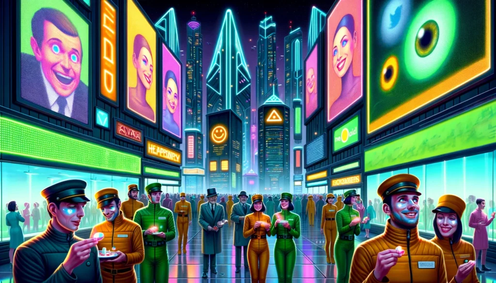 crecimiento de la sociedad en un mundo feliz