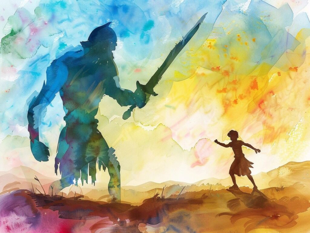 De qué trata la historia de David y Goliat para niños