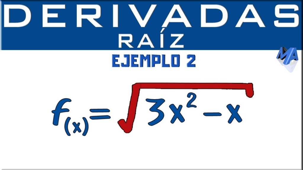 Cómo se deriva una función que contiene una raíz cuadrada