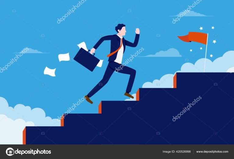 escalera hacia el exito personal