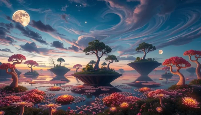 Qué significado tiene la película "Más Allá de los Sueños" 11 escena de un paisaje onirico vibrante