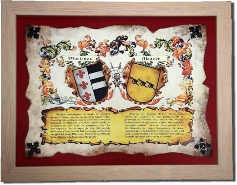 Cuál es el origen de mi apellido y cómo se relaciona con su escudo 12 escudo de familia con heraldica colorida