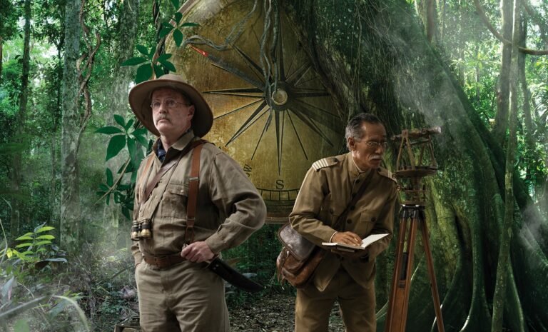 explorador en la selva americana