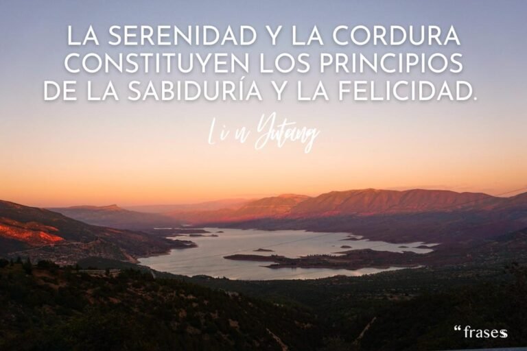 frases motivadoras en un entorno sereno