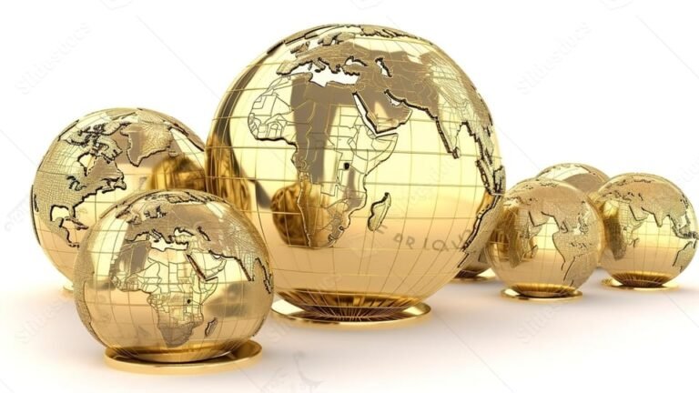 Cuáles son los principales objetivos del Fondo Monetario Internacional 5 globo terraqueo con monedas y billetes