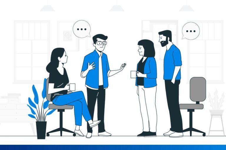 grupo de personas en discusion sociologica