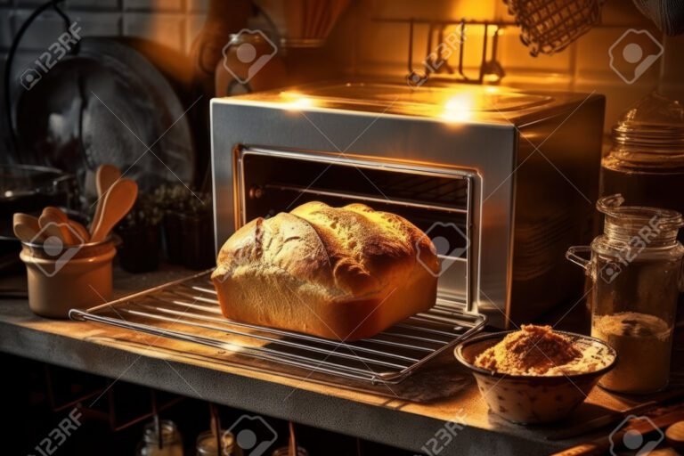 horno de pan en una cocina moderna