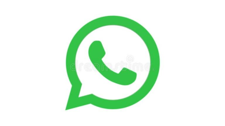 icono de whatsapp sobre fondo digital
