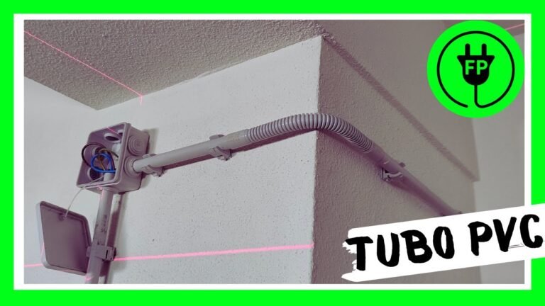 instalacion electrica exterior con canos de pvc