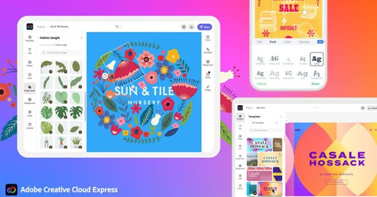 Qué es Adobe Creative Cloud Express y cómo puede ayudarte en tus proyectos 16 interfaz de adobe creative cloud express en accion