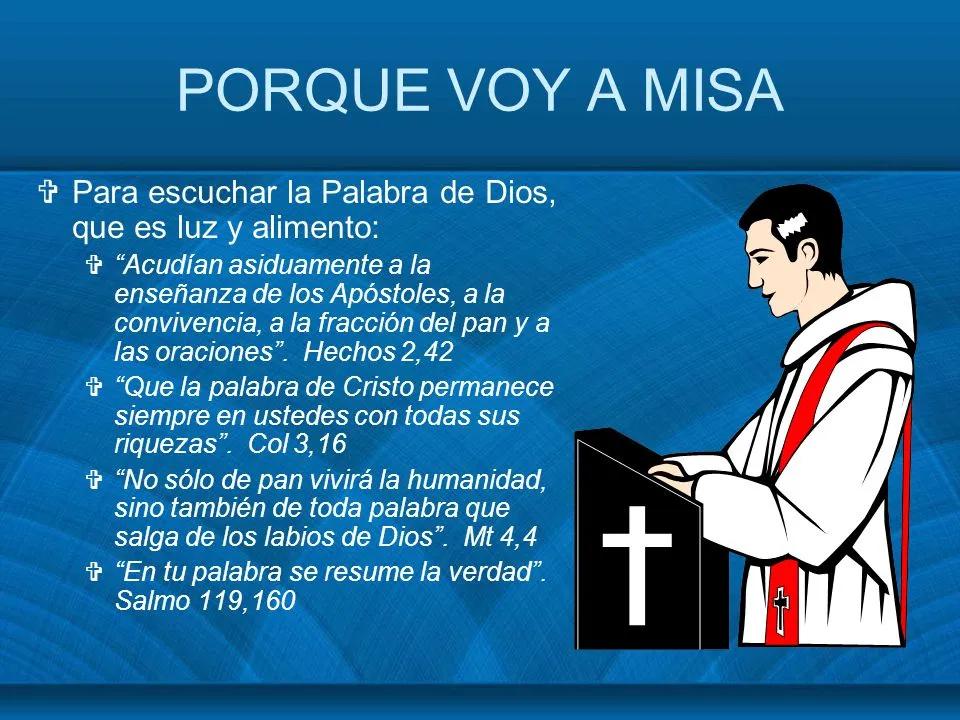 Qué significan los comentarios a las lecturas del domingo en la misa 1 lectura de la misa en comunidad