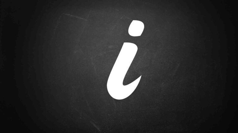 letra i en diferentes contextos visuales