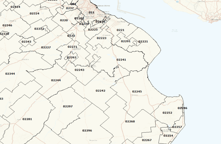 Cuál es el código postal de mi localidad en Correo Argentino 1 mapa de codigos postales en argentina