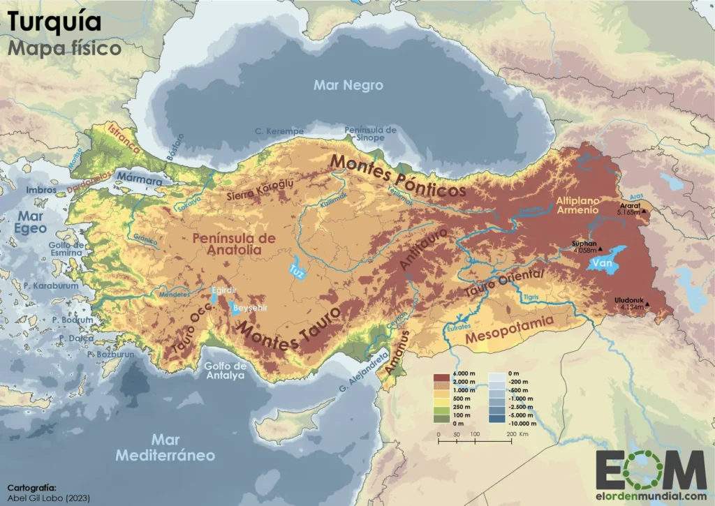 A qué continente pertenece Turquía y cuáles son sus características geográficas