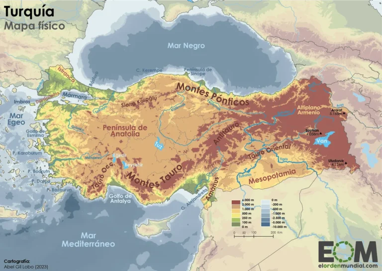 mapa de turquia y sus caracteristicas geograficas