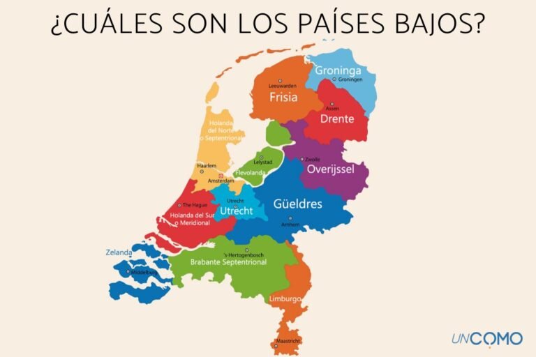 Por qué se llama Países Bajos y no solo Holanda Explicación y origen 4 mapa ilustrativo de los paises bajos