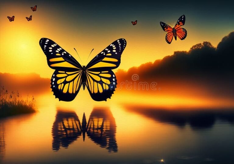 Qué nos enseña "Annabel Lee" de Edgar Allan Poe sobre el amor y la pérdida 4 mariposas sobre un lago al amanecer