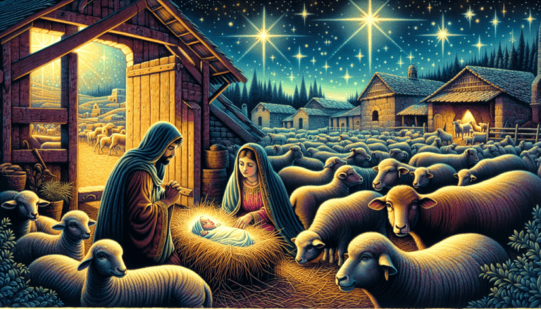 nacimiento de jesus en un establo