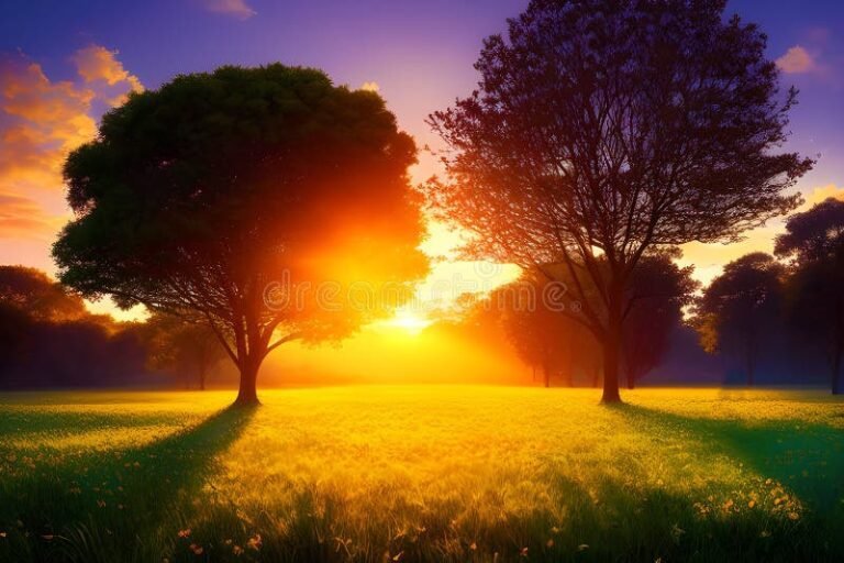 naturaleza serena al amanecer 1