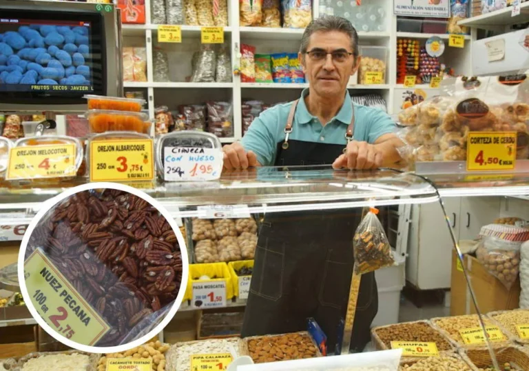 Dónde encontrar las mejores nueces pecán en Los Pecanes, La Reina 18 nuez pecan en un mercado local