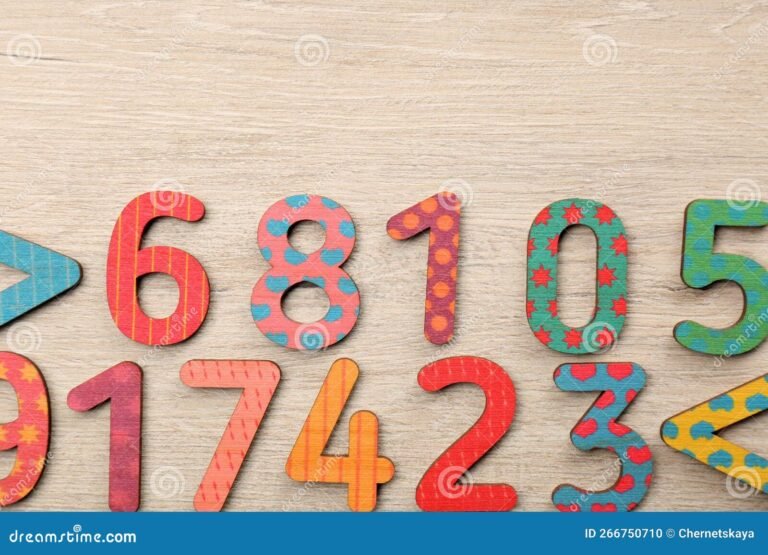 numerosos numeros y simbolos matematicos coloridos