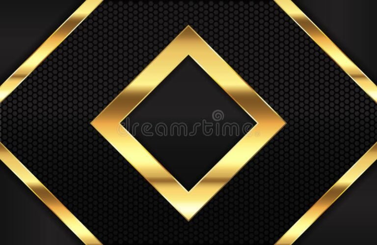 oro brillante sobre fondo negro elegante