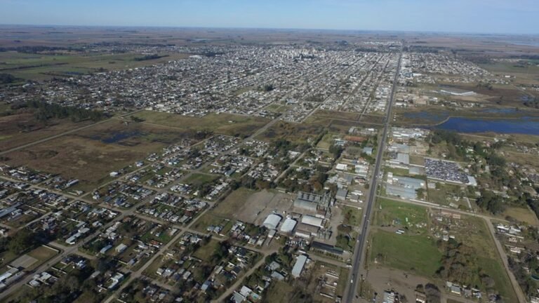 paisaje lluvioso en venado tuerto