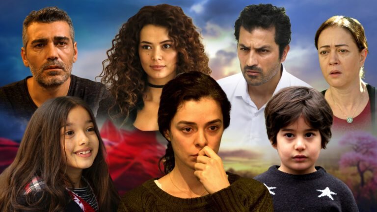 personajes principales de una serie turca