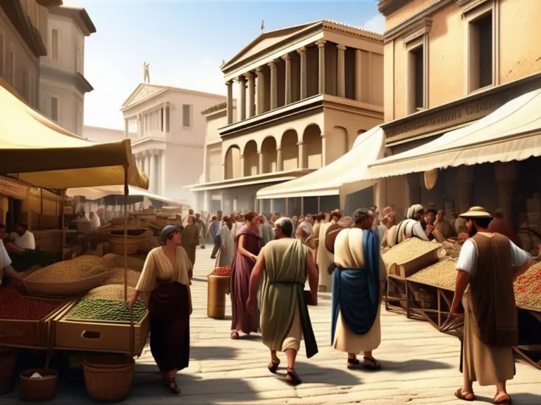 personas discutiendo en un mercado local