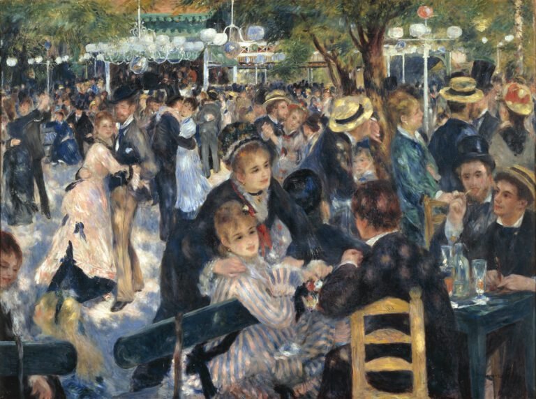 pintura de le moulin de la galette