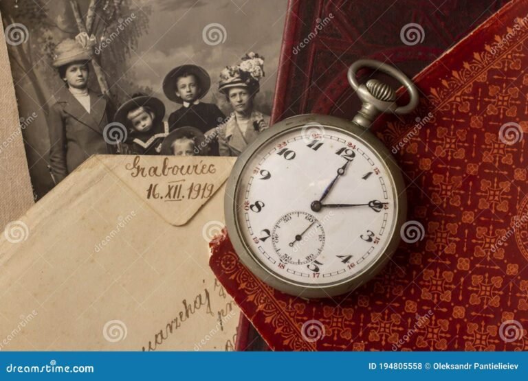 reloj con fondo del siglo xix