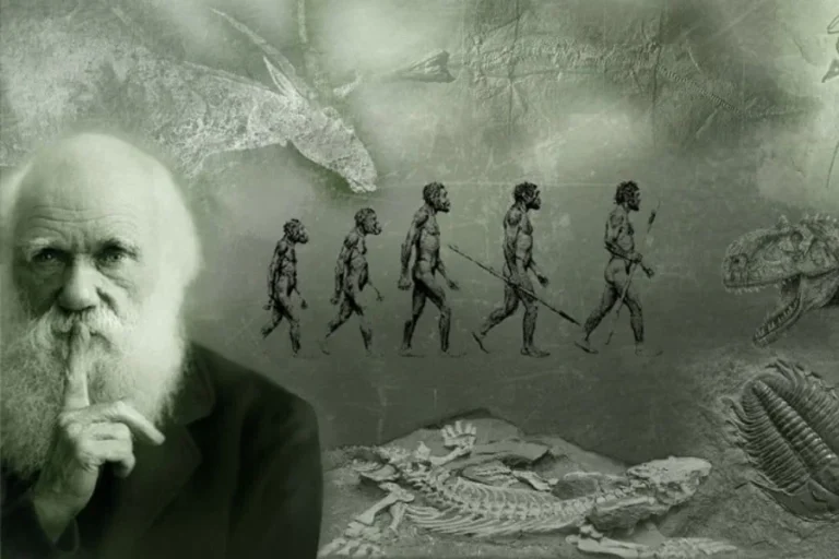 retrato de charles darwin en un entorno natural