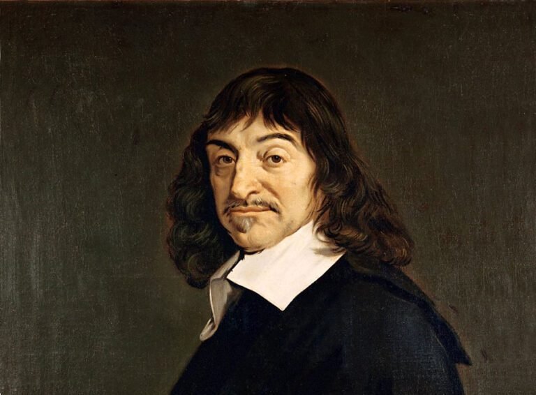 retrato de rene descartes en un entorno filosofico