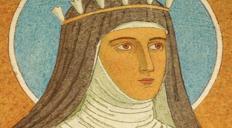 retrato de santa hildegard von bingen