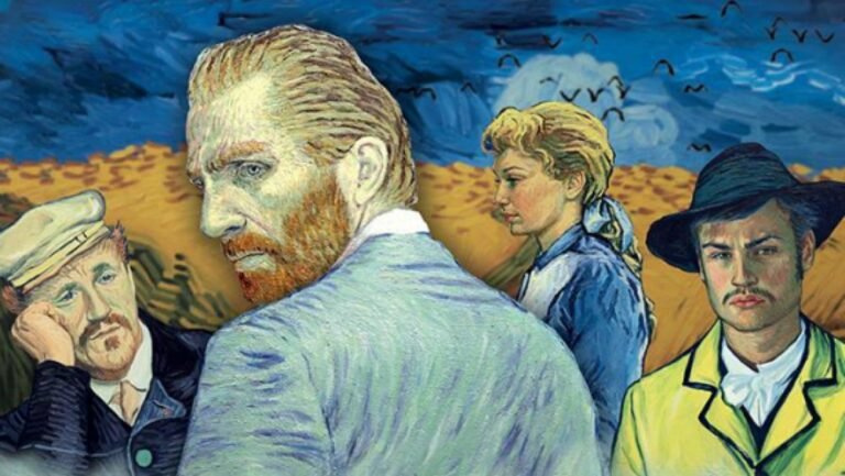 retrato de vincent van gogh en paisajes