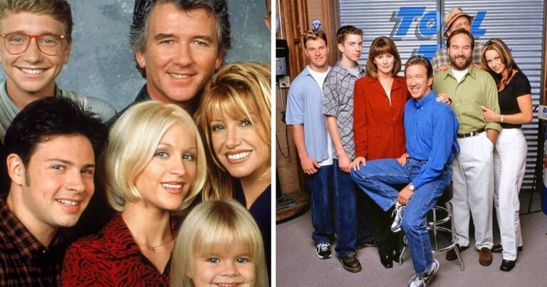 televisores antiguos sintonizando una comedia familiar