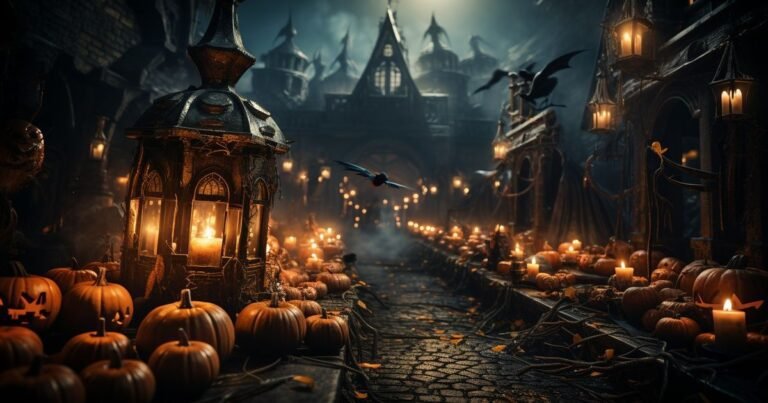 Cuál es el origen de la celebración de All Hallows' Eve 13 tradiciones de halloween en una noche oscura
