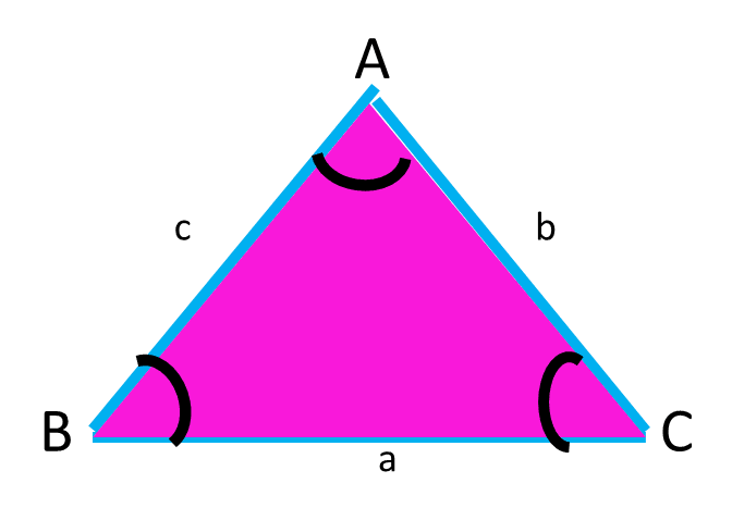 Cómo calcular el lado que falta en un triángulo con fórmulas 11 triangulo con formulas y lados marcados