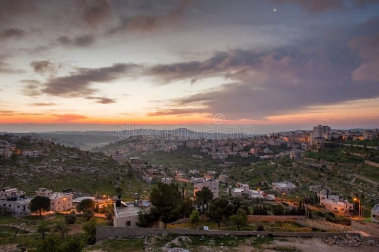 vista panoramica de belen al amanecer