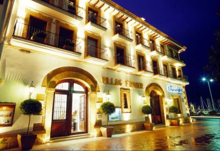 vista panoramica de la posada del mar